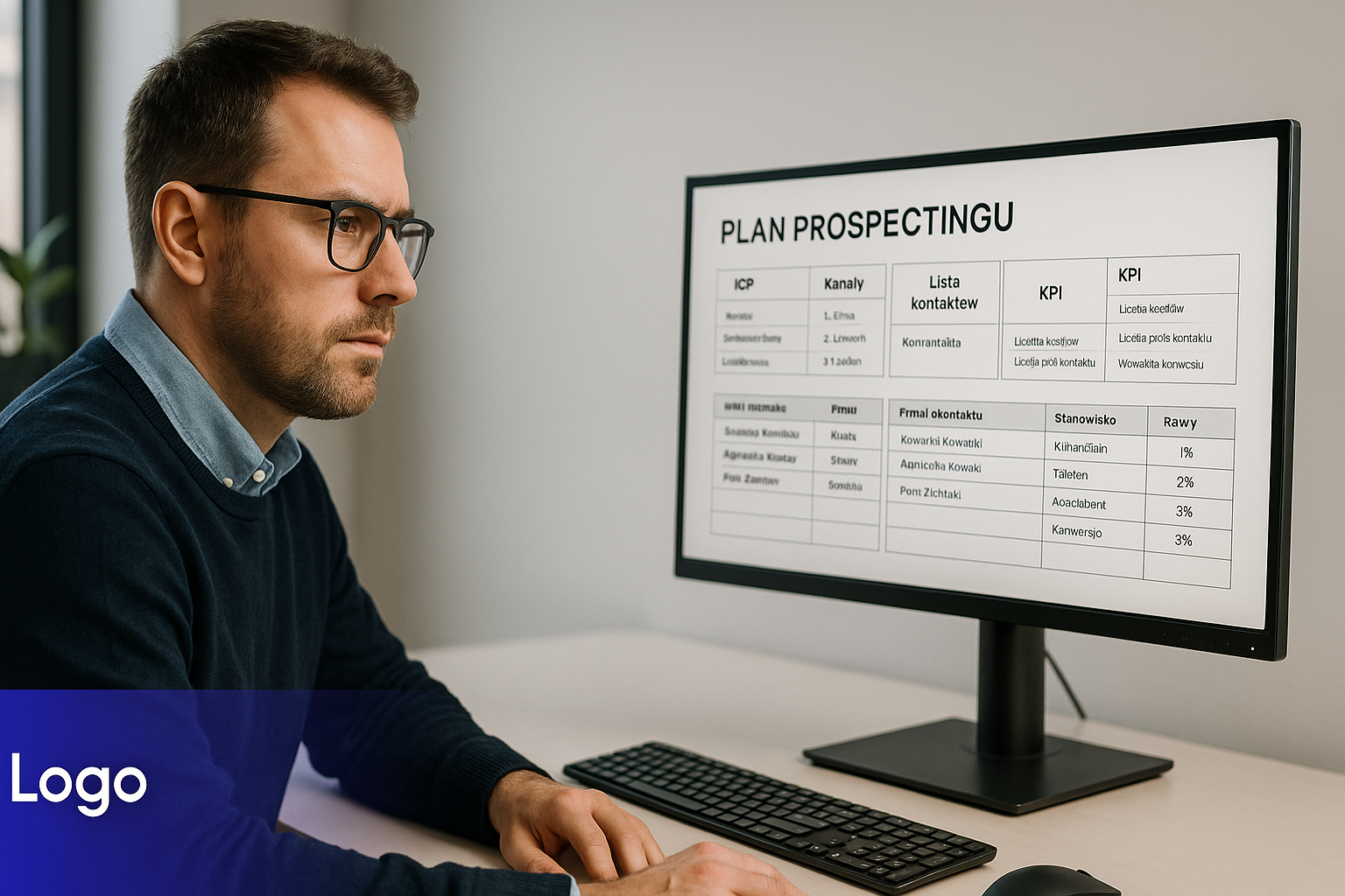 Plan prospectingu B2B — lejek od researchu do rozmowy handlowej